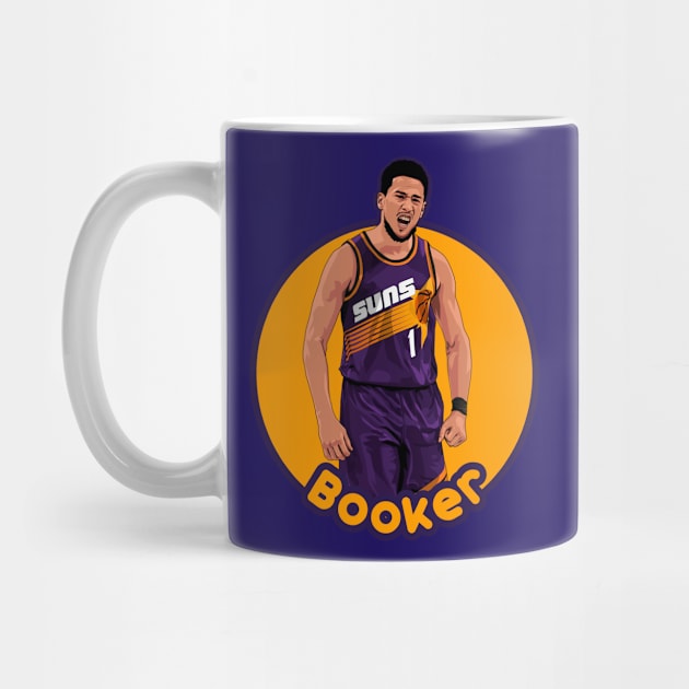 Devin Booker by origin illustrations